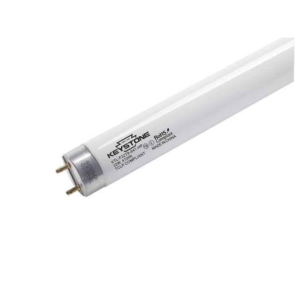 Keystone T8 Linear Fluorescent Lamp, KTL-F32T8-841-HP 25PK KTL-F32T8-841-HP - main